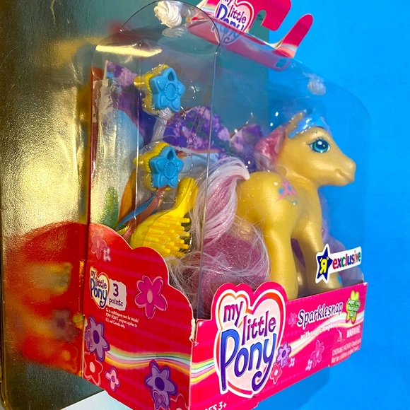 MY LITTLE PONY G3 NWT VTG 2004 TOYS R US EXCLUSIVE SPARKLESNAP PONY FIGURE - Picture 10 of 16